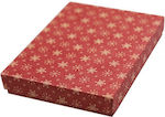 Synchronia Papier Weihnachtlich Box für Geschenke Rot 9.5x14cm.