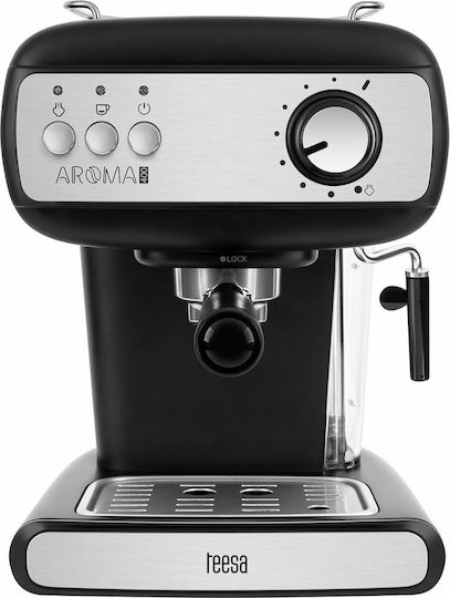 Teesa Aroma 400 Μηχανή Espresso 850W Πίεσης 15bar Μαύρη