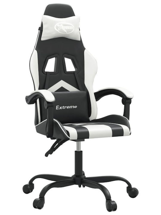vidaXL 349596 Gaming Stuhl Black / White