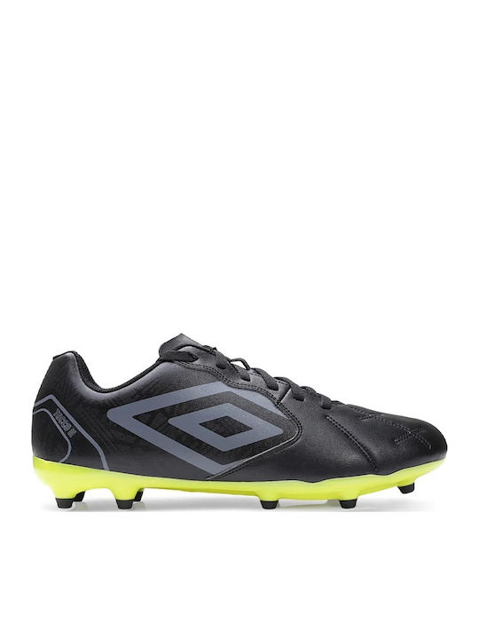 Umbro Ποδοσφαιρικά Παπούτσια με Τάπες FG Μαύρα