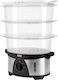 Teesa Food Steamer with 3 Steaming Decks 9.6lt