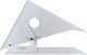 Aristo Triunghi Geometric Plastic 30cm 45 de grade