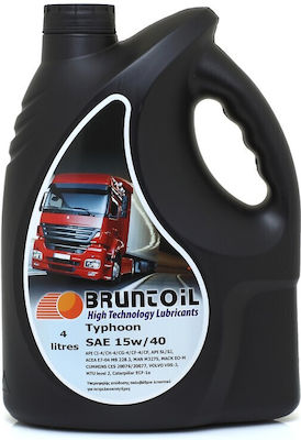 Bruntoil Λάδι Αυτοκινήτου 15W-40 4lt