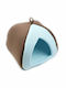 Animal Hundebett Nest Brown / Blue 38x38cm.