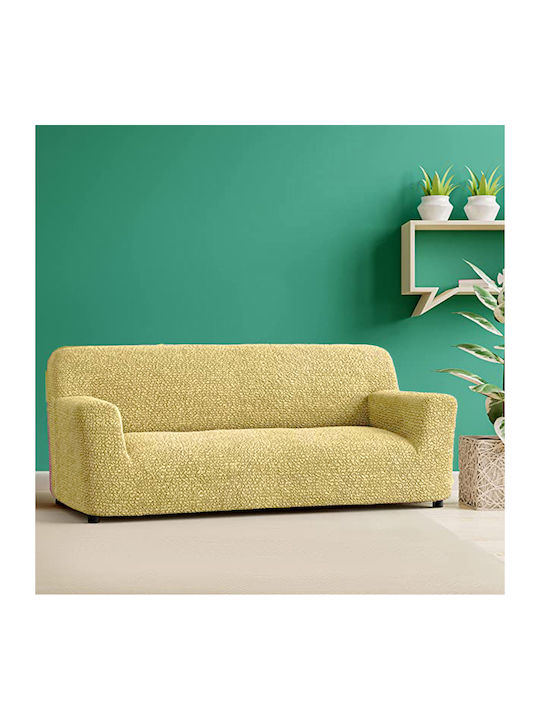 Without volant Elastic Cover for Four Seater sofa Beige 1pcs 4SEAT-XV-BEIZE