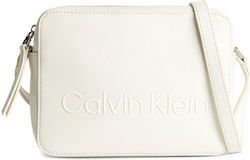 Calvin Klein Din piele Geantă de damă Crossbody Bej