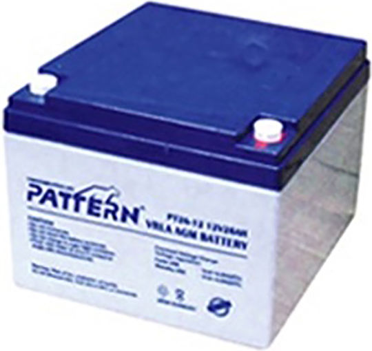Pattern Battery Μπαταρία UPS με Χωρητικότητα 26Ah και Τάση 12V 01.149.0121