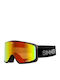 Sinner Sin Valley Ski & Snowboard Goggles Kids Black with Lens in Orange Color