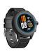INTIME Kids Digital Watch with GPS and Rubber/Plastic Strap Black