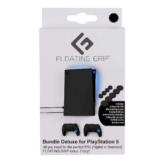 Floating Grip Suport Pentru 2 Controlere PS5 Pachet De Perete Deluxe Box Albă 368054