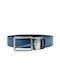 Robin Men's Leather Double Sided Belt Blue / Black