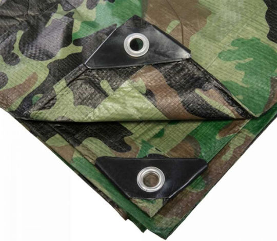 Bradas Waterproof Tarpaulin 90gr/m² 3x3m. Light Type Khaki