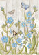 Stamperia Romantic Garden House Blue Flowers Ρι...