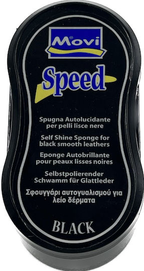 Movi Self-shining Sponge Shoe-Care Product for Leather Shoes Black