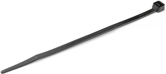 Powertech Δεματικά Καλωδίων Πλαστικά 150mmx3.6mm σε Μαύρο χρώμα (100τμχ) (TIES-046)