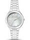 Trussardi T-Small Damen Uhr mit Silber Metallarmband