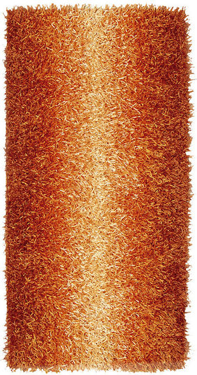 Koulis Carpets King Size Σετ Shaggy Χαλιά Κρεβατοκάμαρας Vision Πορτοκαλί 51-18-0009 3τμχ