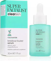 Super Facialist Clearskin Moisturizing Serum Face with Niacinamide for Nourishment & Acne 30ml Super Facialist Clearskin Moisturizing Serum Face with Niacinamide for Nourishment & Acne 30ml