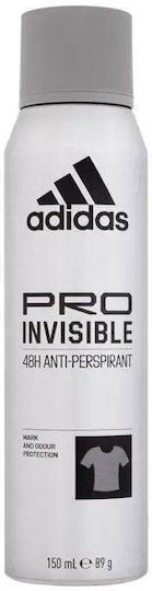 adidas Pro Invisible Mark & Odour Protection Αποσμητικό 48h σε Spray 150ml