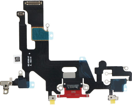 Flex Cable with Charging port in Red colour for iPhone 11