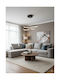 GloboStar Butterfly Pendant Light Black 71x52cm