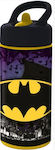 Kids Plastic Water Bottle Batman Multicolour