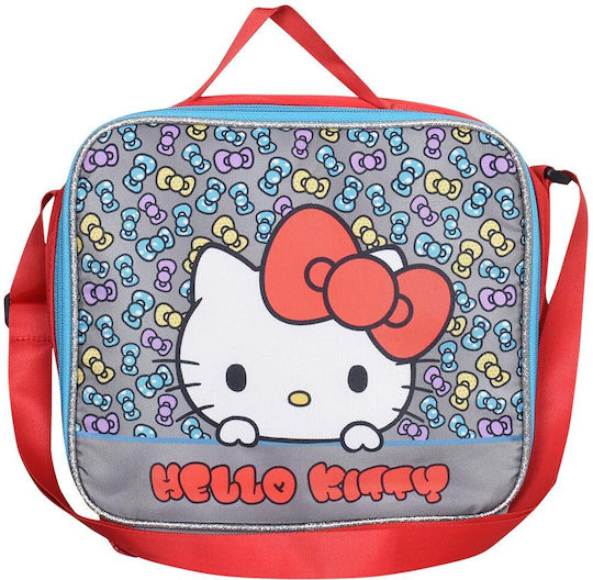 Sunce Hello Kitty School Shoulder Lunch Bag Gray Hello Kitty