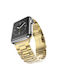 Techsuit Watchband W036 Armband Rostfreier Stahl Gold (Apple Watch 44/45/46mm/Ultra 49mm) KF239475