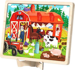 Wooden Kids Puzzle Farm Cottage for 3++ Years 48pcs MiDeer