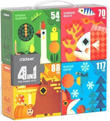 Παιδικό Puzzle 4 Εποχές 329pcs για 3+ Ετών MiDeer