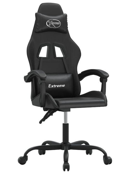 vidaXL 3143874 Καρέκλα Gaming Δερματίνης Μαύρη
