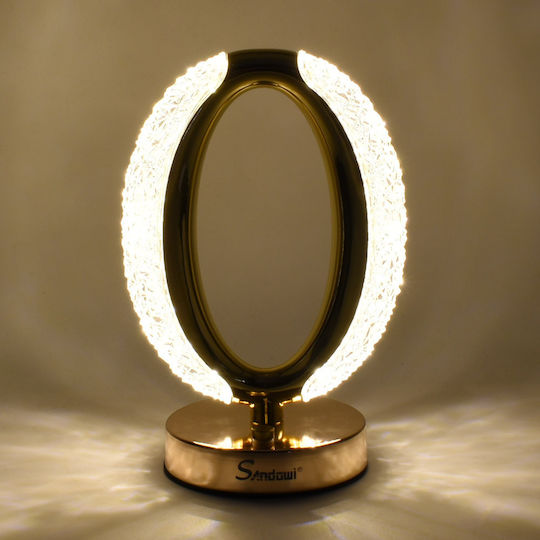 Andowl Διακοσμητικό Φωτιστικό Qd002 LED Ψυχρό Λευκό 10x20.5εκ.