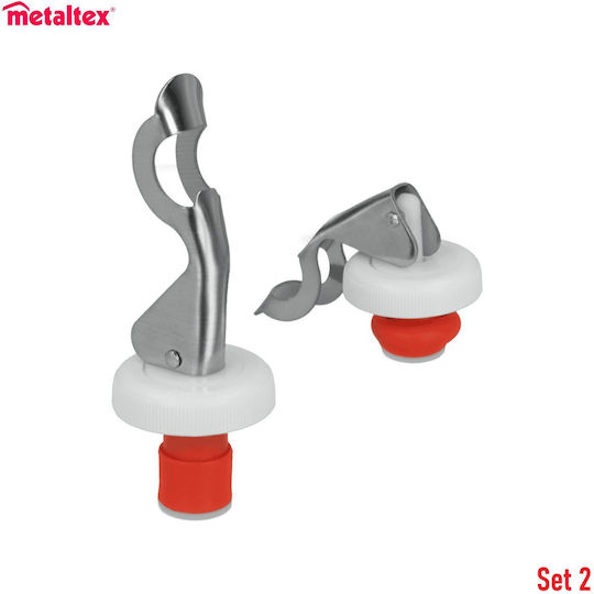 Metaltex Bottle Stopper με Μοχλό 257210 2pcs