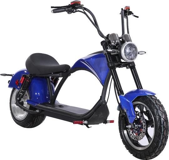 WheelnWater Harley GM-01 Electric Scooter Power 2000W 20Ah Blue Color