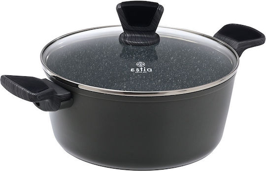 Estia Cuisson Βαθιά Κατσαρόλα από Αλουμίνιο 4.3lt / 24cm