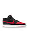 Nike Court Vision Mid Boots Black / University Red / White