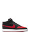 Court Vision Mid Μποτάκια Black / University Red / White
