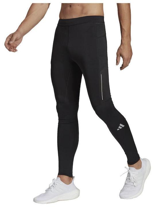 adidas Own The Run Men's Sports Long Leggings Black