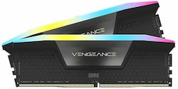 Corsair Vengeance RGB 32GB DDR5 RAM cu 2 module (2x16GB) și Viteză