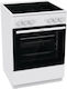 Gorenje GEC6A41WC Κουζίνα 71lt με Κεραμικές Εστίες Π60εκ. Λευκή