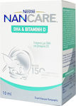 Nestle NANCare DHA & Βιταμίνη D Βιταμίνη για Ανοσοποιητικό 10ml