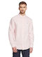 Tommy Hilfiger Men's Shirt Long Sleeve Pink