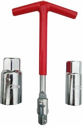 Carner Spark Plug Wrench Swivel with Sockets 16mm and 21mm