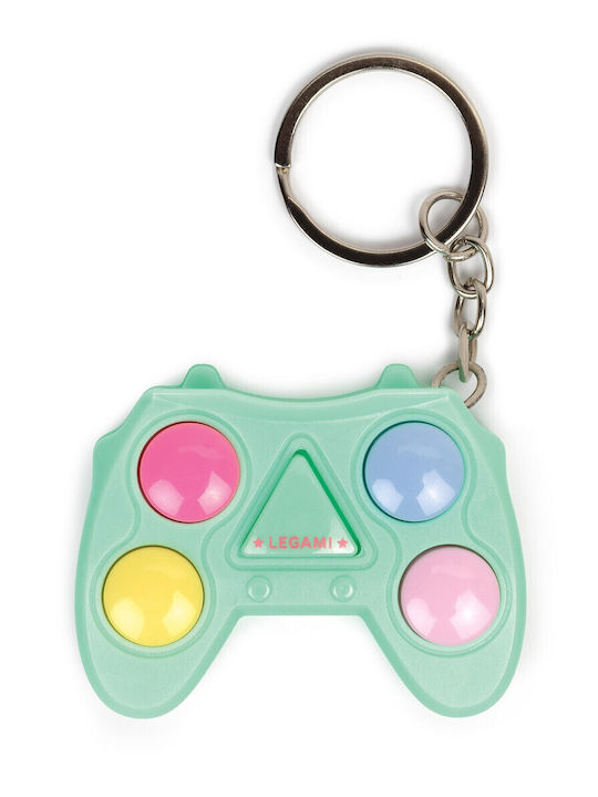 Legami Milano Μπρελόκ What A Key Ring Mini Memory Game Μεταλλικό Μωβ