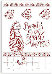 Stamperia Schablonen Designs Cat