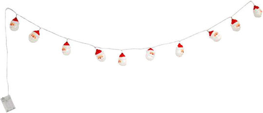 Lights LED 18.5m. White Battery in String 1pcs