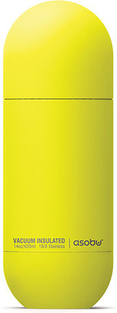 Asobu Orb Bottle Thermos Stainless Steel 460ml Yellow