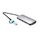 i-tec Nano Dock Thunderbolt 4 Docking Station με HDMI 4K PD Ethernet και συνδεση 3 Οθονών Ασημί