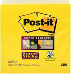 3M Super Sticky 2028 Post-it Notes Pad Cube 350 Sheets 76x76cm Yellow