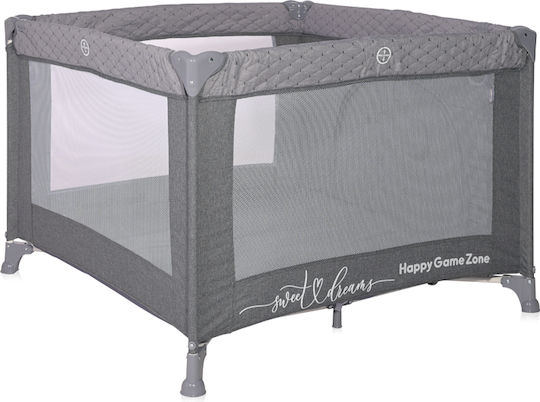 Lorelli Happy Game Zone Cool Park with Mattress Grey Star 100x100cm